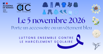 Journée nationale de lutte contre le harcèlement à l'école